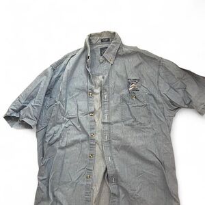 Men's Gray Short Sleeve Shirt